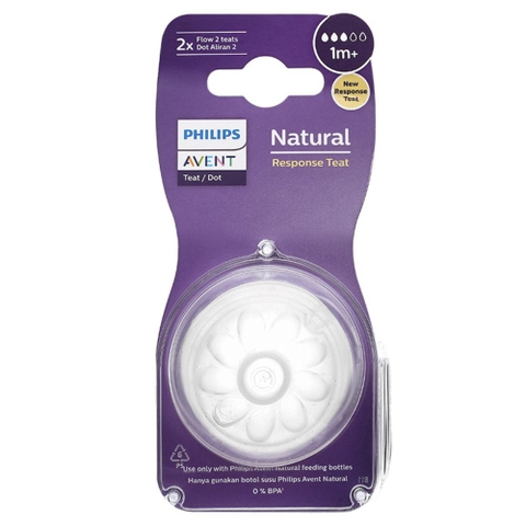 Núm ti Philips Avent Natural mẫu mới cho bé