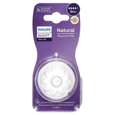 Núm ti Philips Avent Natural mẫu mới cho bé