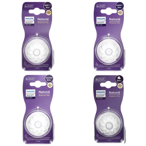 Núm ti Philips Avent Natural mẫu mới cho bé