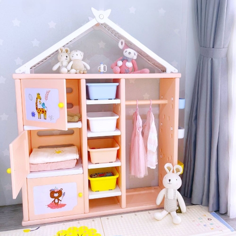Kệ tủ đồ Holla hình ngôi nhà HL-1101