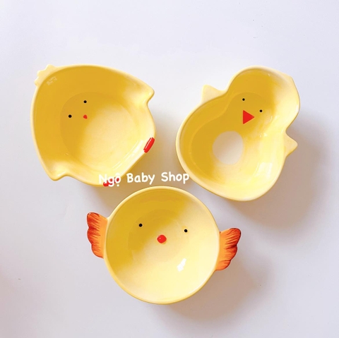 Bát sứ gà con