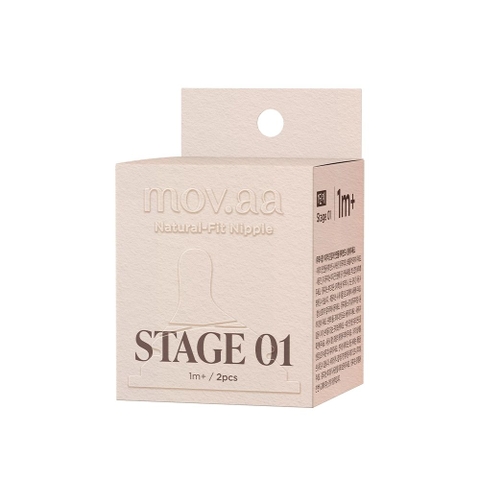 Núm bình sữa Moyuum Natural Fit Mov.aa