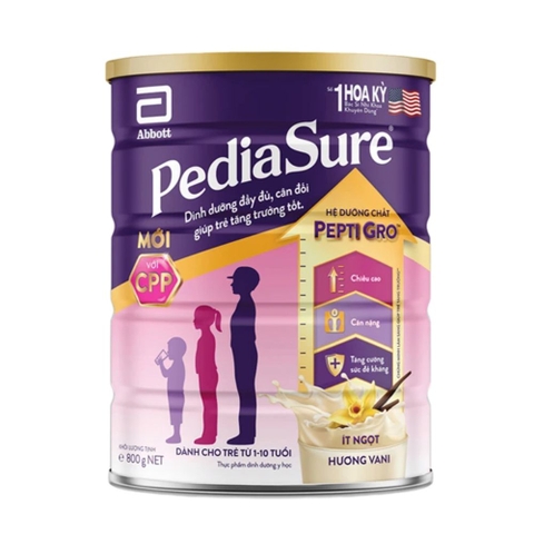 Sữa bột Abbott PediaSure BA hương vani (1 - 10 tuổi)