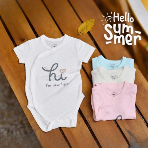 Body chip Hrnee  cộc tay Baby Say Hi