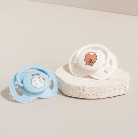 Ti giả Kamidi Pacifier kèm dây đeo chống rơi cho bé