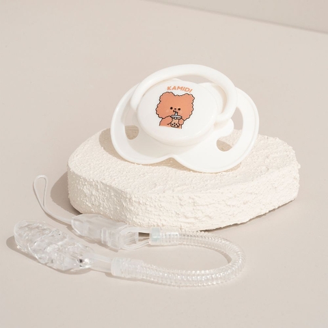 Ti giả Kamidi Pacifier kèm dây đeo chống rơi cho bé