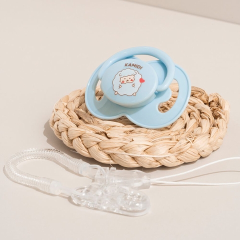 Ti giả Kamidi Pacifier kèm dây đeo chống rơi cho bé