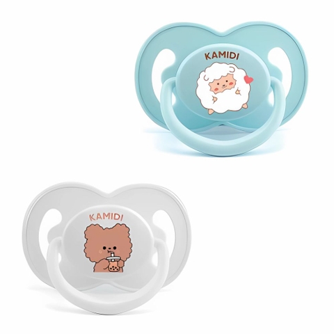 Ti giả Kamidi Pacifier kèm dây đeo chống rơi cho bé
