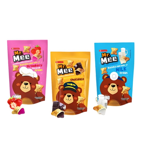 Bánh gấu nhân kem Mr Mee Vfoods 20g