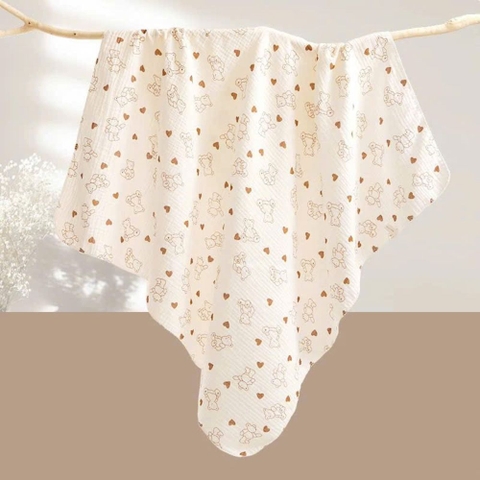 Khăn tắm xô Kiluta 2 lớp cho bé