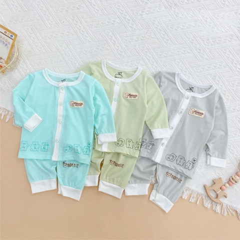 Bộ dài sơ sinh pettit cài thẳng Hannie cho bé