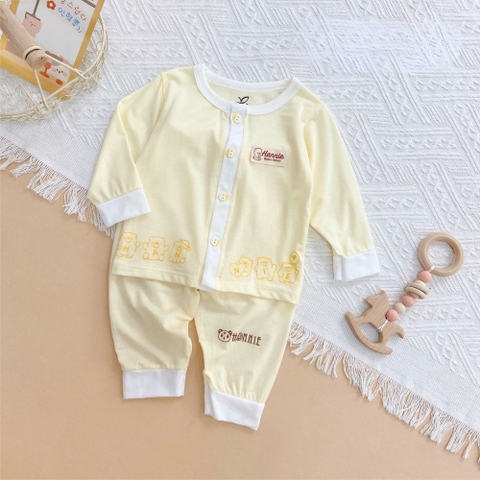 Bộ dài sơ sinh pettit cài thẳng Hannie cho bé
