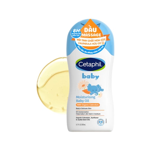 Dầu massage hoa cúc Cetaphil Calendula 200ml