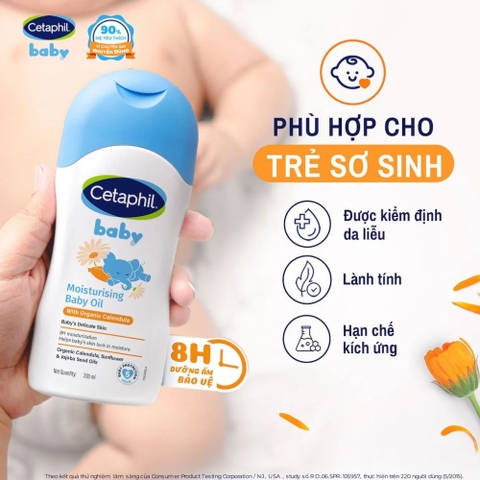 Dầu massage hoa cúc Cetaphil Calendula 200ml