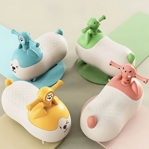 Xe chòi chân hạt đậu hình cún cho bé