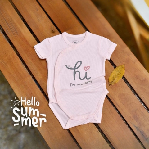 Body chip Hrnee  cộc tay Baby Say Hi
