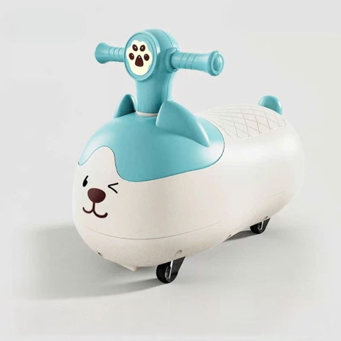 Xe chòi chân hạt đậu hình cún cho bé