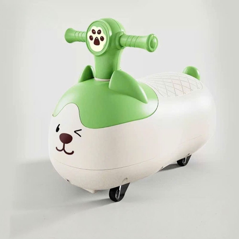 Xe chòi chân hạt đậu hình cún cho bé