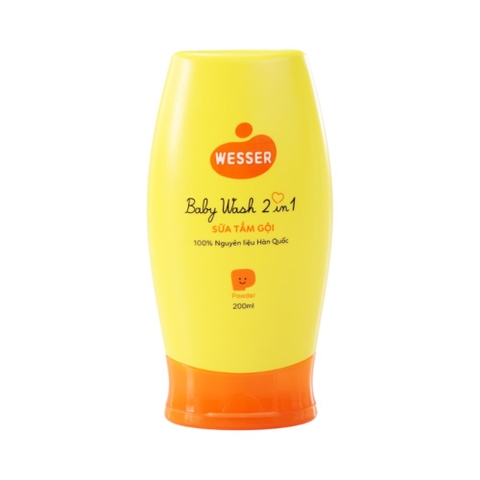 Sữa tắm gội Wesser 2in1 cho bé
