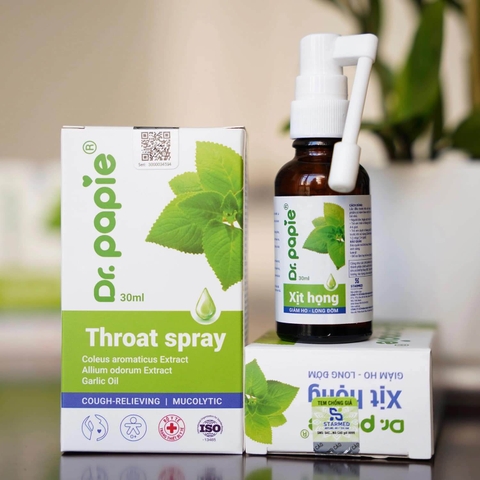 Xịt họng Dr.papie 30ml
