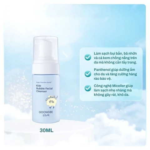 Bộ Goongbe Kids Trial Kit mini4 món cho bé 3Y+ (30ml)