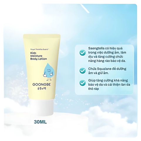 Bộ Goongbe Kids Trial Kit mini4 món cho bé 3Y+ (30ml)