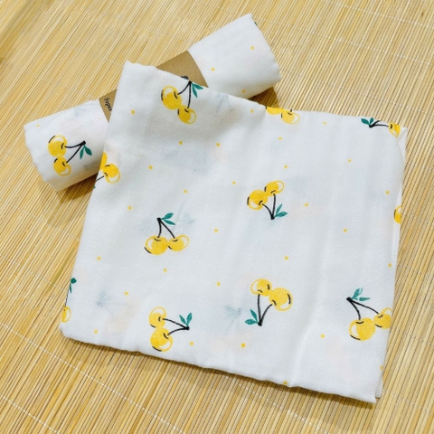Khăn tắm cuộn sợi tre Muslin Swaddle cho bé