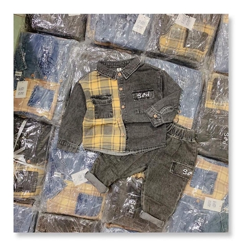 Set Áo Jean Quần Bò Cool Ngầu