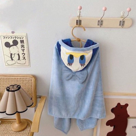 Ủ choàng lông tuyết Mickey cho bé