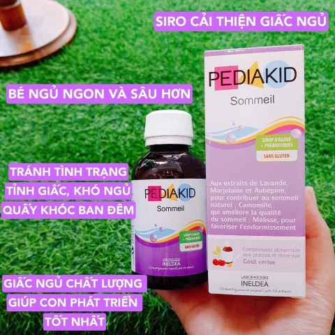 Siro Pediakid Sommeil ngủ ngon cho bé 6m+