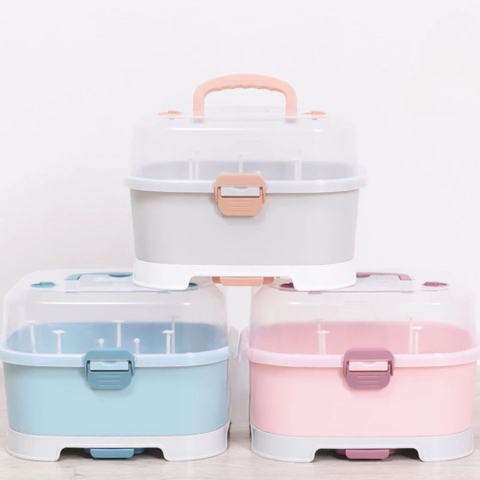 Khay úp bình sữa Supin Sasa siêu tiện lợi cho bé