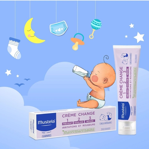 Kem hăm 3 tác động Mustela cho bé 0M+ (50ml)