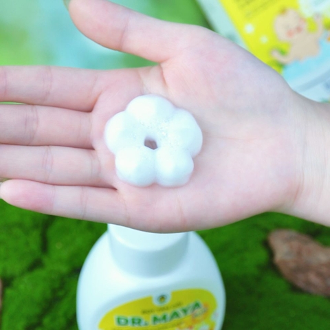 Bọt tắm gội Dr.Maya Plus cho bé 0M+ (350ml)