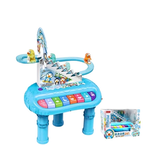 Đồ chơi đàn piano chim cánh cụt leo thang