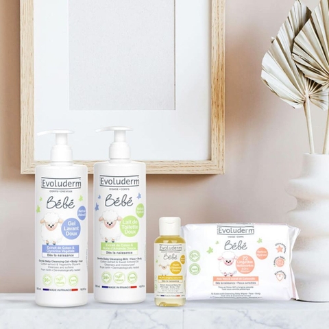 Sữa tắm gội Evoluderm Bébé cho bé 500ml