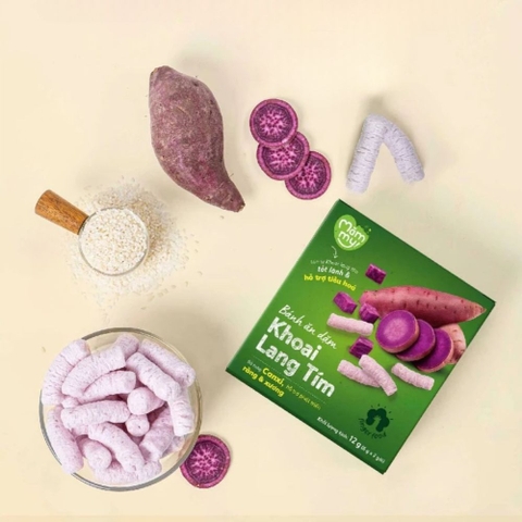 Bánh ăn dặm rau củ quả Mămmy hộp 12g