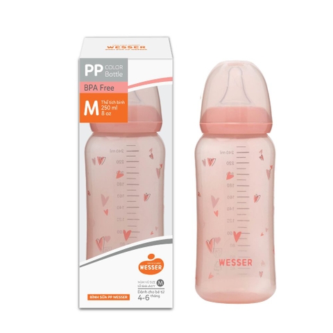 Bình sữa PP Wesser (COLOR)