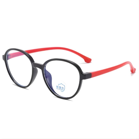 Mắt kính chống ánh sáng xanh gọng tròn bầu 01