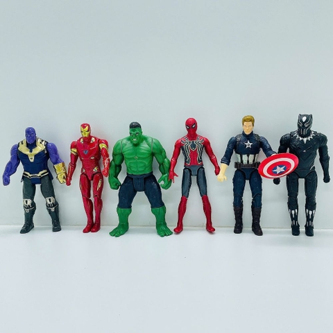 Hộp 6 mô hình siêu anh hùng Avengers