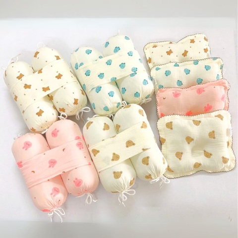 Bộ chặn kèm gối xô musilin hàng xuất