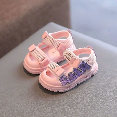 Giày sandal thể thao quai dán chống trượt cho bé