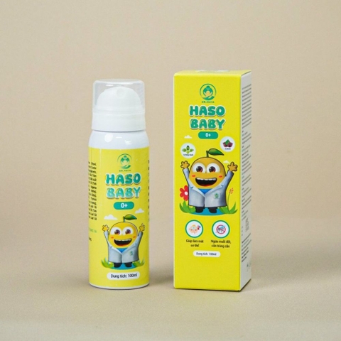 Xịt hạ sốt DrMaya Haso Baby cho bé 100ml