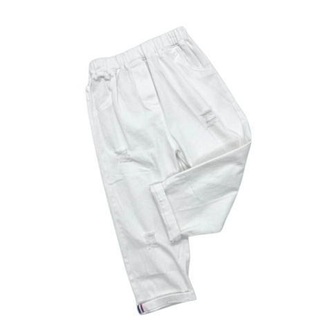 Quần kaki dài màu trắng cho bé