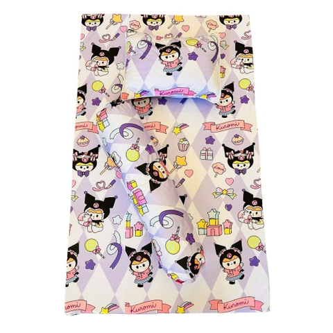 Bộ nệm gối thun 5D cao cấp cho bé