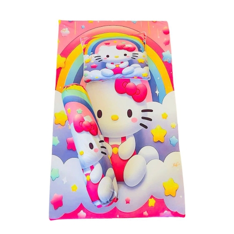 Bộ nệm gối thun 5D cao cấp cho bé