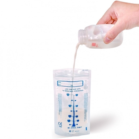 Túi trữ sữa Unimom cảm biến nhiệt 210ml hộp 30 túi