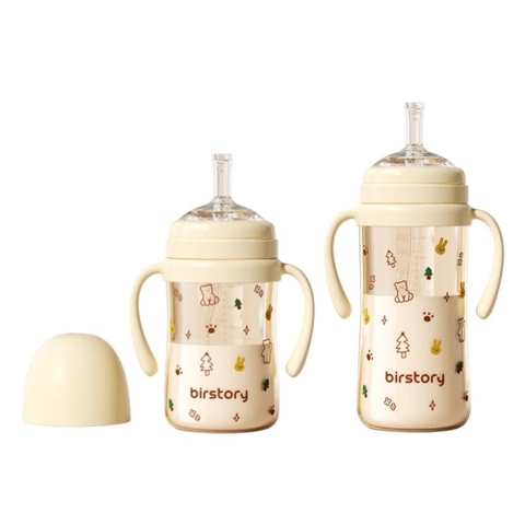 Bình tập uống nước Birstory họa tiết gấu thỏ