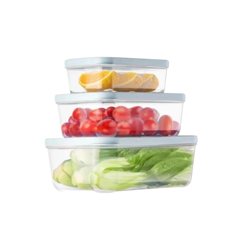 Set 3 hộp nhựa Hokori đựng thực phẩm