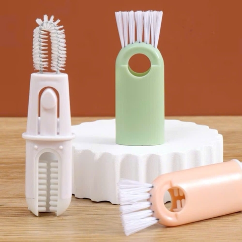 Cọ rửa bình sữa đa năng 4in1 hình cà rốt cán dài