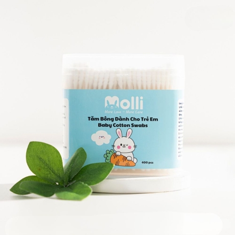 Tăm bông trẻ em Molli kháng khuẩn